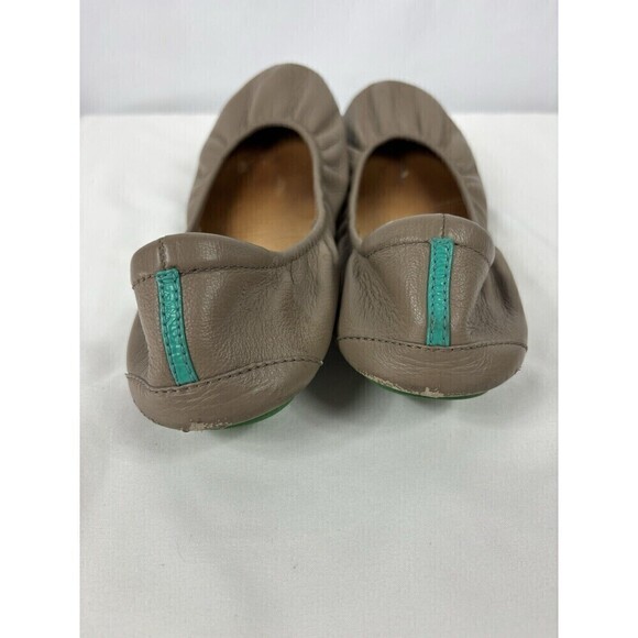 Tieks by Gavriel Ballet Flats Taupe Brown Leather 10 Foldable - Picture 7 of 15